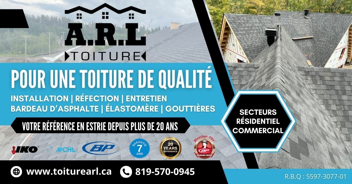 Bannière Toiture ARL inc.